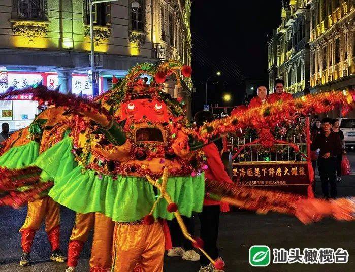 雄浑刚劲，古朴自然！汕头人才周迎来龙虾舞巡游